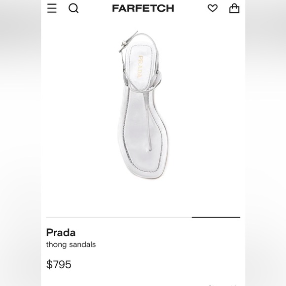 New Prada sandals authentic size 40 turquoise - Picture 4 of 4